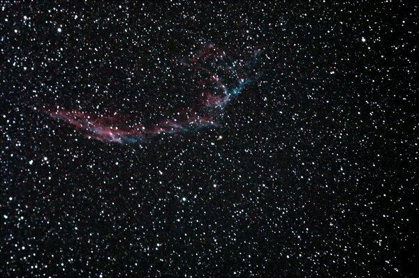 Veil Nebula 2 stack 17+10 min ED80/Orion Skyglow/Canon 300d