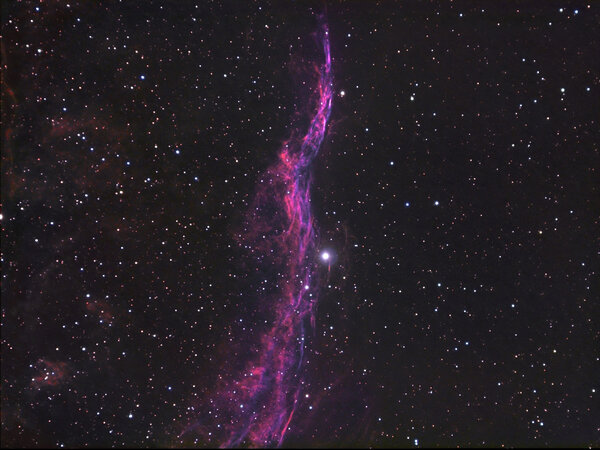 NGC 6960. Western part of the Veil nebula