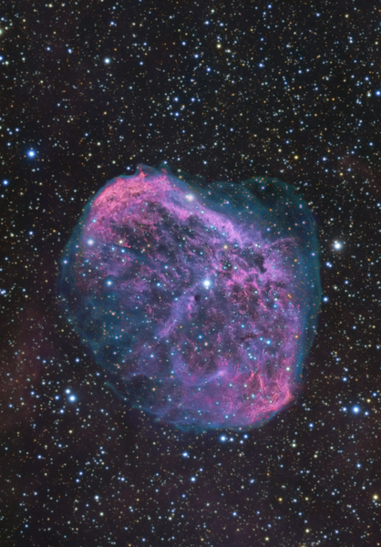 Ngc - 6888 Crescent Nebula (haoiiilrgb)