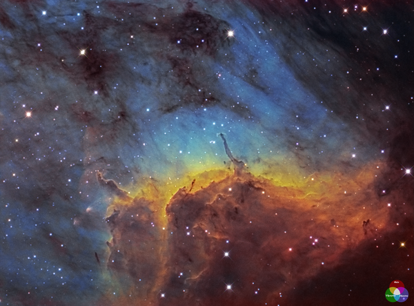 Ic - 5067 Pelican Nebula (hubble Palette)