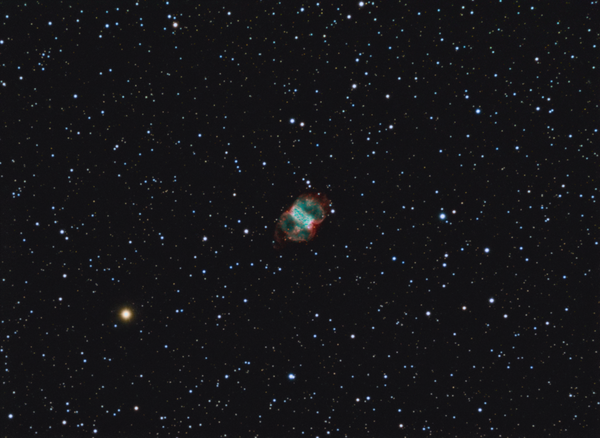 M76 - The Little Dumbbell Nebula (haoiiilrgb)