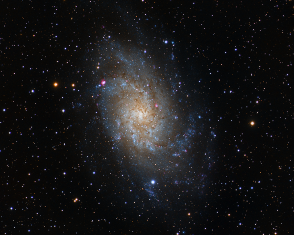M33 Triangulum Galaxy Rgb (ngc 598)
