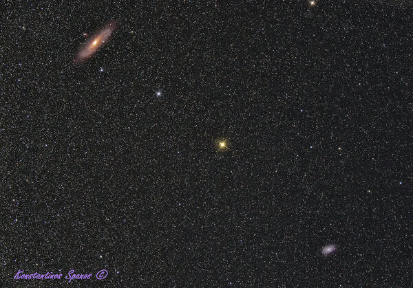 M31 - Mirach - M33