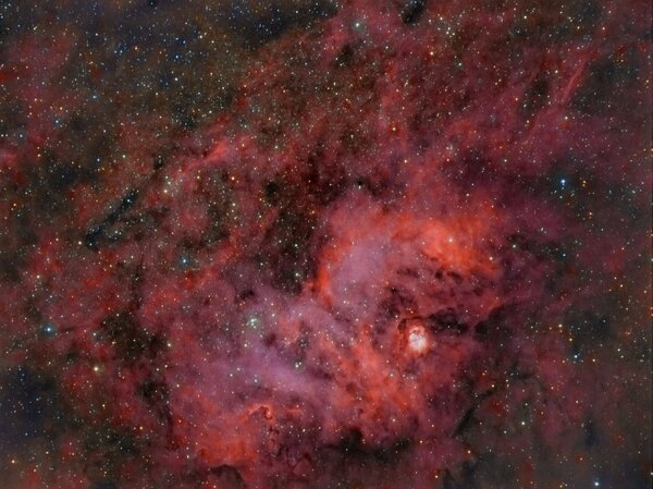 Ngc 6604 Nebula in  HaRGB