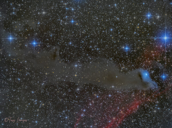 Vdb 152 Wolf''s Cave Nebula (with Barnard 175)