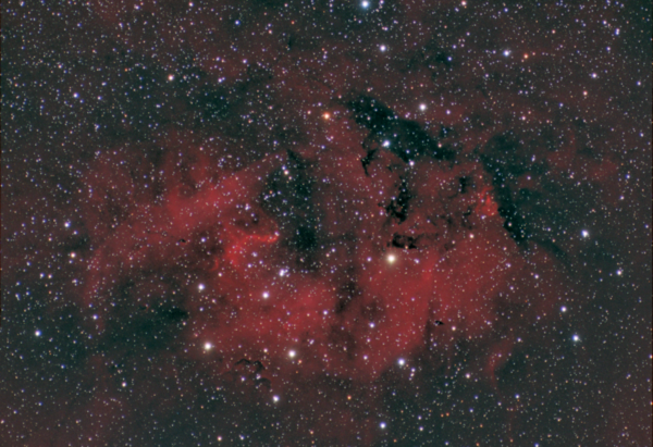 Sh2-132  The Lion Nebula (detail Hargb )