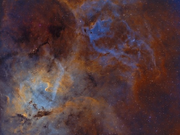 The Lion nebula SH2-132